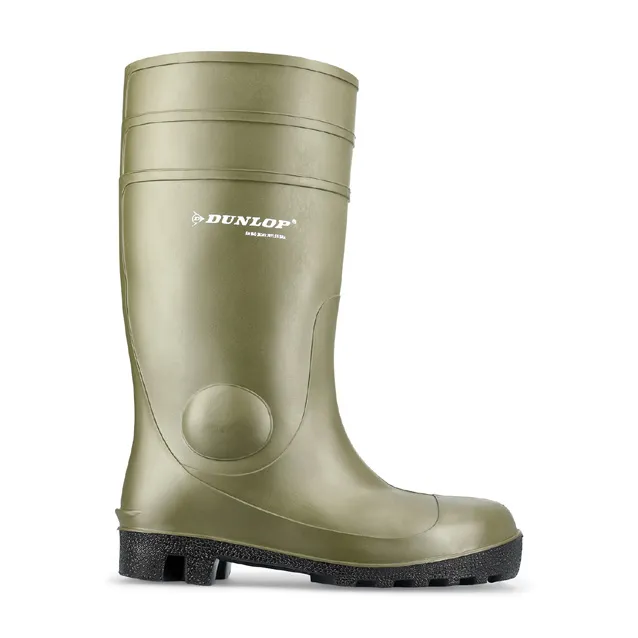 Galocha dunlop pvc verde s5 aço sra