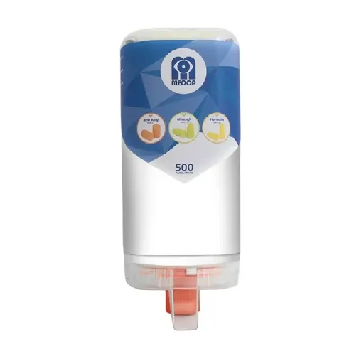 Dispensador vazio para 500 pares de tampoes