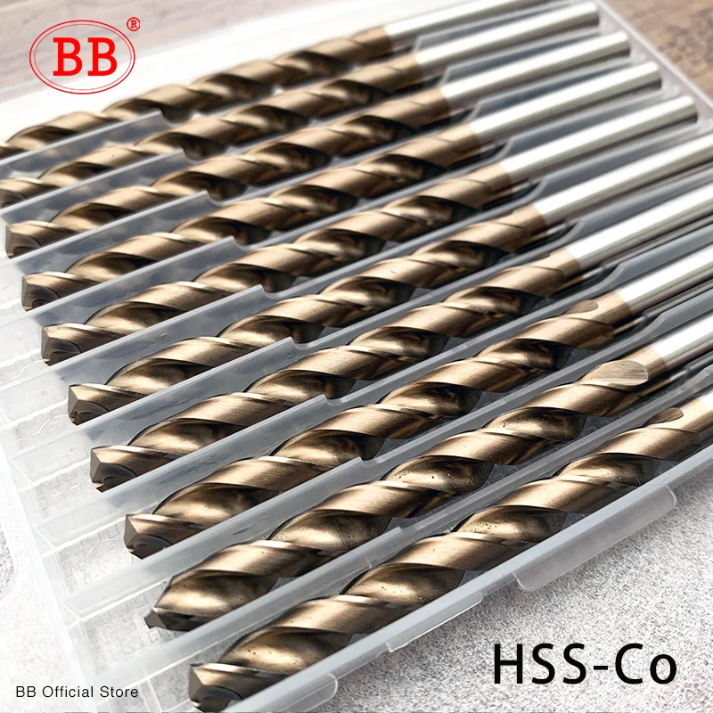 Conjunto de brocas HSS-M35 cobalto · 1–13 mm (metal/inox)